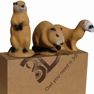 3Di Familypack, Set of The Littles (Mink, Muskrat and Prairie Dog)