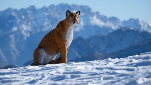 SRT Mountain Lion sitting