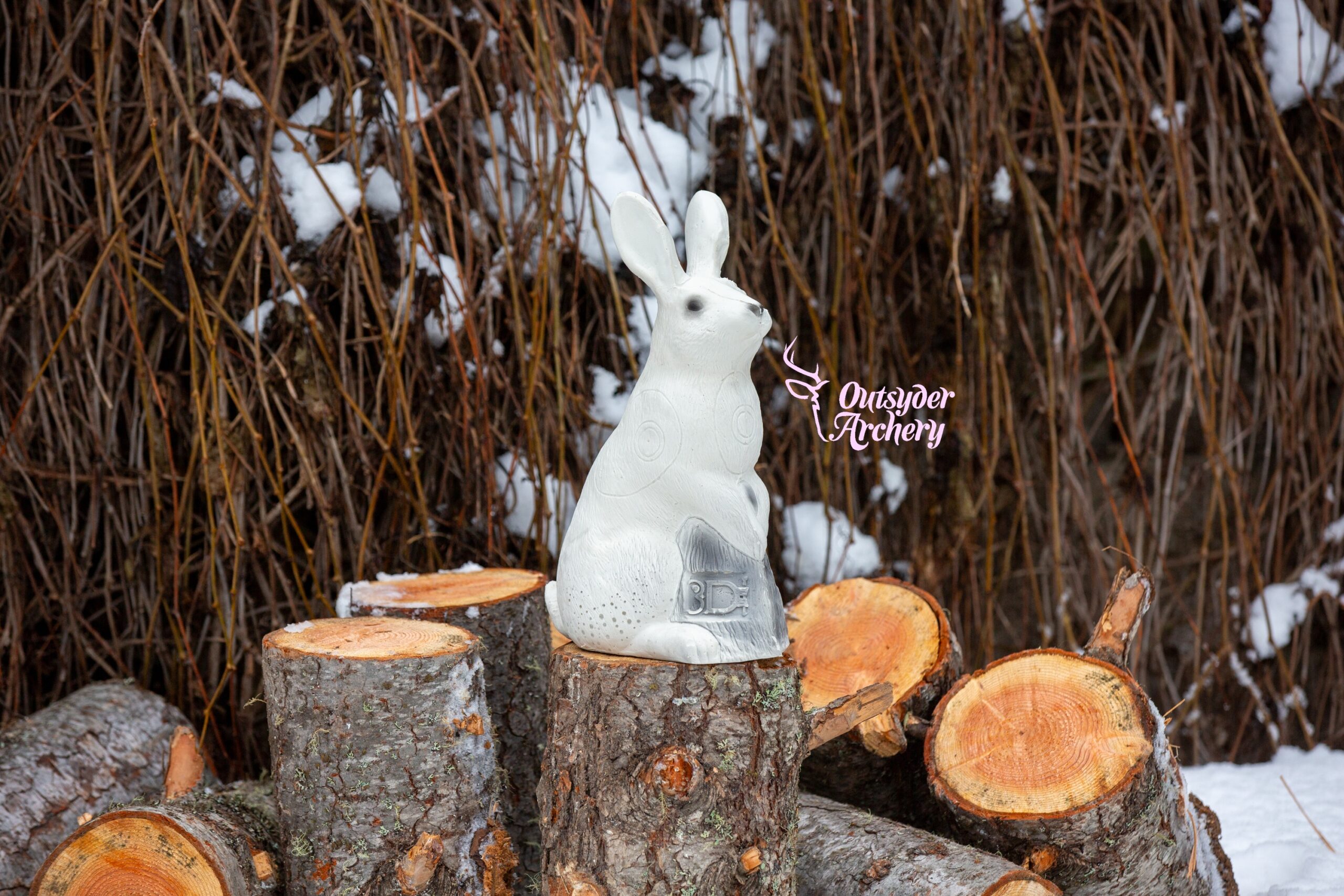 3Di White Bunny